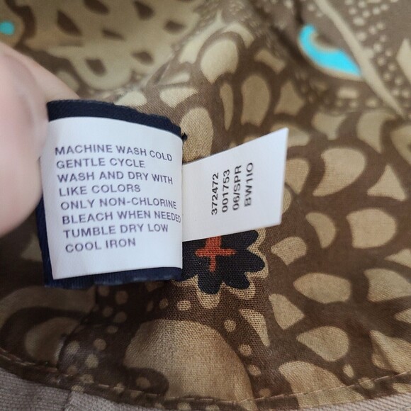 The Gap Boho Hippie Style Floppy Sun Hat Beige Wide Brimmed 100% Cotton Size S/M - Picture 8 of 12